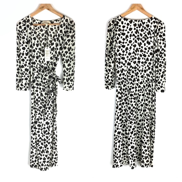 Cleobella Miles Maxi Wrap Dress Leopard Print | Small , only worn once - Picture 4 of 5